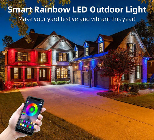 New Year HOT Sale - 49% OFF! - Smart Rainbow LED Permanent Outdoor Light - Smartlight 🎁