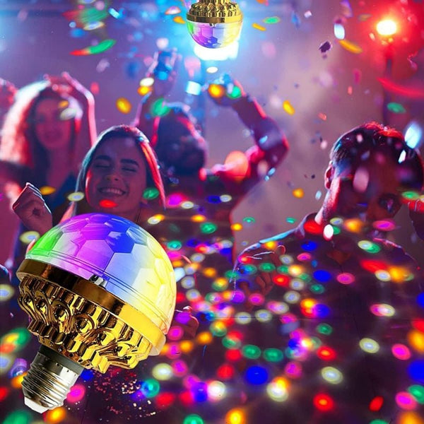 Colorful Rotating Disco Ball Light💥