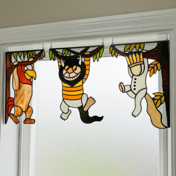 Handmade Children's Colored Glass Decorations