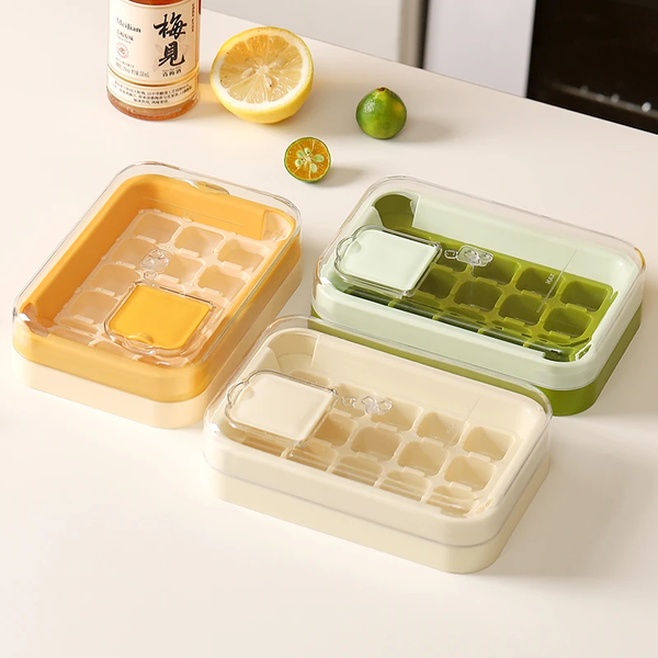 Mini 6-Compartment Press-to-De-Ice Cube Tray